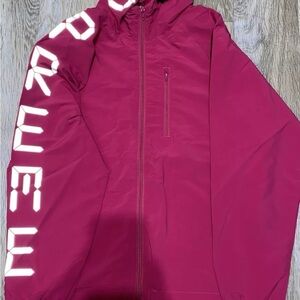 Authentic Supreme digital logo track jacket pink 2020